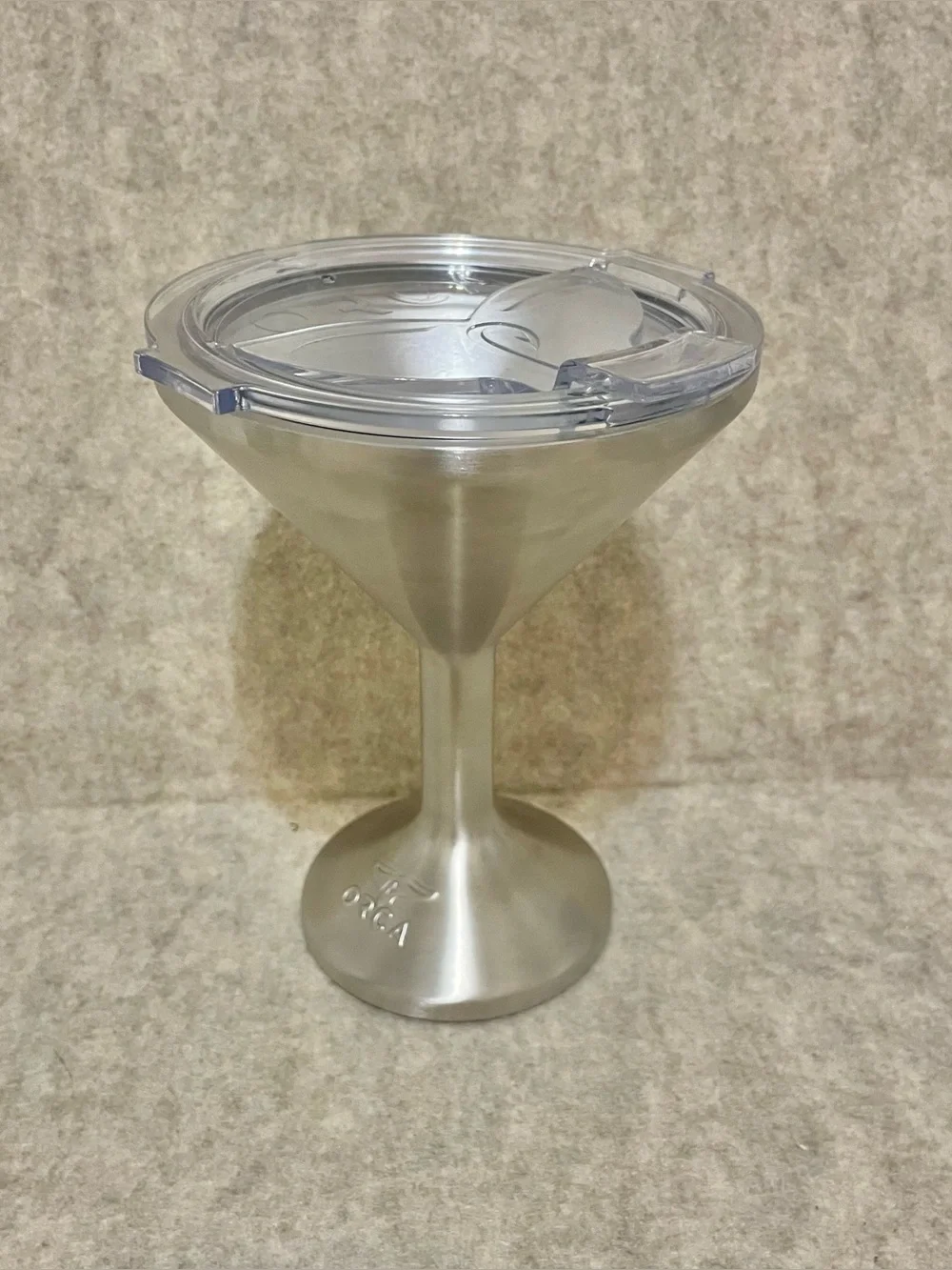Orca Martini Glass, Stainless Steel - 8 oz